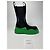 Bottega Veneta Tire – Black Leather Boots with Green Sole – Size 38 - vista 6