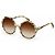 Tom Ford Carrie Runde Sonnenbrille Acetat Braun