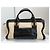 Chloé Alice Drew Leder Handtasche Bicolor Schwarz Beige - Ansicht 2