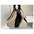 Chloé Alice Drew Leder Handtasche Bicolor Schwarz Beige - Ansicht 7