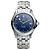 Omega Seamaster Automatic Chronometer Navy-Blue Silver Vintage Watch Date 36 mm