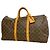 Louis Vuitton Brown Boston Monogram Keepall 50