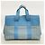 Hermès Sac cabas Hermes Valparaiso MM Toile Chevron - vue 13