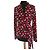 Autre Marque Chaqueta Blazer MO&Co. Estampado Abstracto Rojo Negro Blanco
