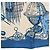 Foulard Hermès Vintage Ocean Blue Silk Caravelle 1965 Ledoux - vista 6
