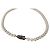Autre Marque Collana di perle d'acqua dolce Vintage White 7mm con chiusura filigrana in argento 43cm - vista 4