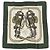 Hermès Foulard di seta Hermes Vintage Olive Green Brides de Gala Grygkar 40x40