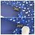 Foulard in seta Hermès Vintage blu navy con motivo di cervi e fiori 40x40 - vista 5