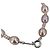 Autre Marque Bracciale in perle d'acqua dolce vintage rosa 6 mm ovali con chiusura a molla - vista 3