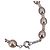 Autre Marque Bracciale in perle d'acqua dolce vintage rosa 6 mm ovali con chiusura a molla - vista 4