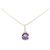 Autre Marque Au750 Amethyst Diamant Collier