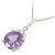 Autre Marque Au750 Amethyst Diamant Collier - Ansicht 3