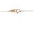 Autre Marque Collar de oro rosa K10 y circonita - vista 5