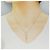 Autre Marque Collar de oro rosa K10 y circonita - vista 6