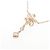 Autre Marque Collar K10 Pink Gold Moonstone Rose Quartz - vista 4