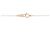 Autre Marque Collar K10 Pink Gold Moonstone Rose Quartz - vista 5