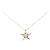 Autre Marque Collana Star Jewelry in oro giallo K10 e diamanti
