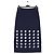 Gonna in lana blu navy Eric Bompard