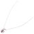 Autre Marque Collar de oro blanco Au750 con rubí y diamante - vista 2