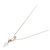 Autre Marque Collar de oro rosa K10 y turmalina - vista 2