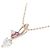 Autre Marque Collar de oro rosa K10 y turmalina - vista 3
