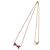 Autre Marque Ponte Vecchio Halskette Rosa Saphir Diamant Au750 - Ansicht 13