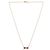 Autre Marque Ponte Vecchio Halskette Rosa Saphir Diamant Au750 - Ansicht 8