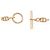 Hermès Collana Hermes Chaine D’Ancre TPM 750 Pink Gold - vista 4