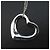 Tiffany & Co Tiffany&Co Elsa Peretti Open Heart Halskette Anhänger 925 Silber - Ansicht 2