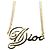 Collier Christian Dior DIOR Logo