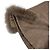 Autre Marque La MODE Fox Fur Wool Poncho Coat - view 11