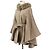 Autre Marque La MODE Fox Fur Wool Poncho Coat - view 3