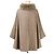 Autre Marque La MODE Fox Fur Wool Poncho Coat - view 5