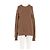 Maglione Eric Bompard in lana marrone girocollo