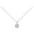 Autre Marque Collar de oro blanco Au750 y diamantes