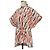 Blusa poncho de seda con estampado de labios Valentino - vista 2