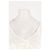 Maglione Eric Bompard in cotone bianco con scollo a V e pizzo - vista 5