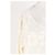 Maglione Eric Bompard in cotone bianco con scollo a V e pizzo - vista 6