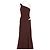 Autre Marque Vestido maxi marrón SILVIA TCHERASSI