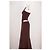 Autre Marque Vestido maxi marrón SILVIA TCHERASSI - vista 3