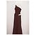 Autre Marque Vestido maxi marrón SILVIA TCHERASSI - vista 4