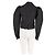 Autre Marque Giacca corta nera CUSTOMMADE con fantasia floreale - vista 2