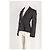 Autre Marque SELEZZA Kurzer schwarzer Blazer - Ansicht 4