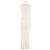 Autre Marque Vestido maxi de ganchillo blanco MARYSIA con flecos - vista 2