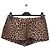 Autre Marque Baumwollshorts mit Leopardenprint