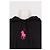 Ralph Lauren Schwarzer Woll-Hoodie mit rosa Logo - Ansicht 2