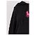 Ralph Lauren Schwarzer Woll-Hoodie mit rosa Logo - Ansicht 3
