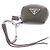 Prada Leather Keychain Black - view 2