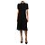 Joseph Vestido polo de punto acanalado negro - size XS