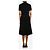 Joseph Vestido polo de punto acanalado negro - size XS - vista 2